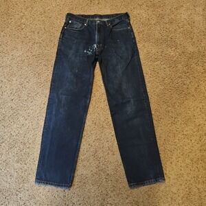 Levis 550 Jeans Mens 38x36 Blue Regular Fit Straight Leg Pockets Casual Denim